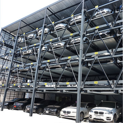 سیستم پارکینگ هیدرولیک نصب شده بر روی سطح 5mX2.5m پلتفرم